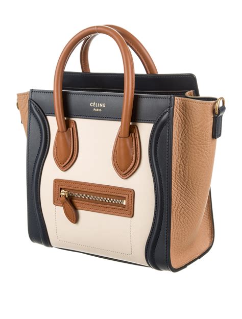 bolsa celine luggage|celine nano luggage bag.